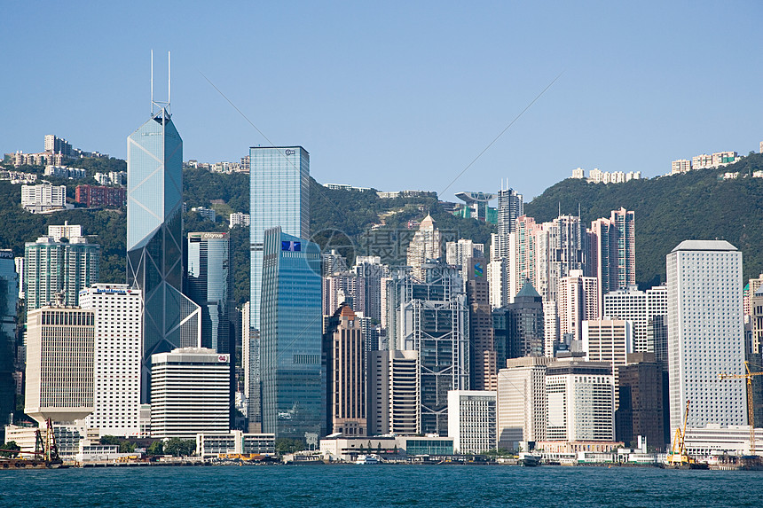 香港维多利亚港建筑