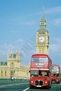 大本钟，伦敦，英国背景图片