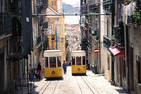 有轨电车，里斯本，葡萄牙图片
