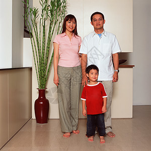 亚洲家庭的肖像图片