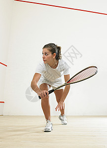 女壁球运动员图片