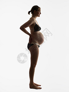 孕妇剪影图片