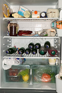 冰箱里的食物图片