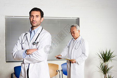候诊室的医生背景图片