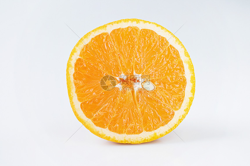 半个橙子图片