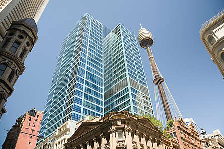 悉尼皮特街上的建筑图片