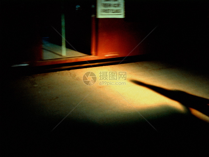 模糊的人影