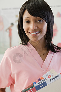 护士画像背景图片
