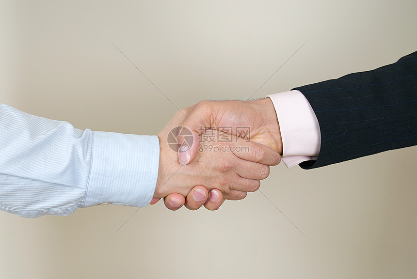 商人握手图片
