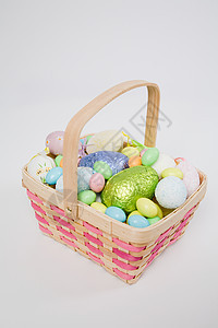 复活节彩蛋篮图片