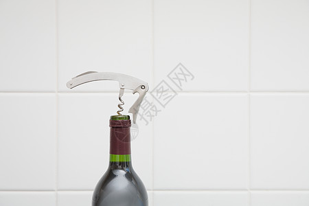 葡萄酒开瓶器背景图片