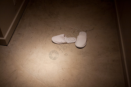 地板上的一双拖鞋图片