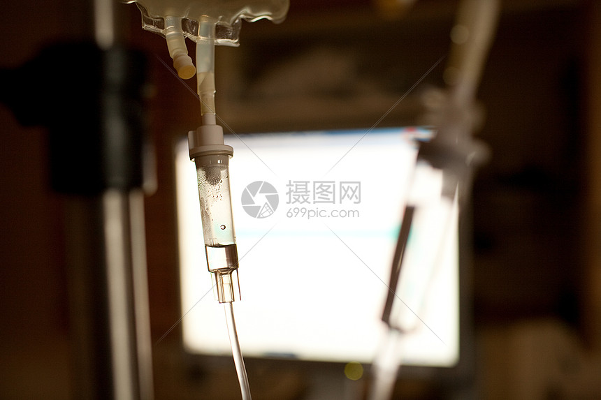 医院静脉注射特写