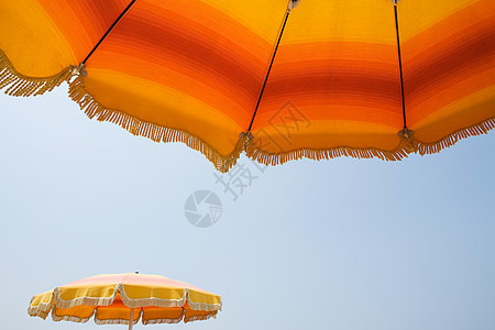 黄色雨伞太阳伞背景