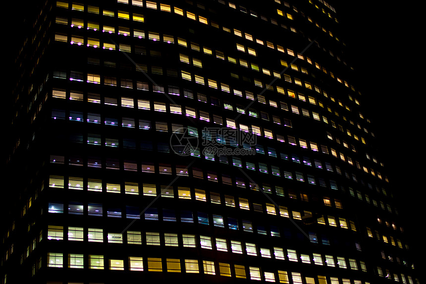 英国伦敦夜景摩天大楼图片