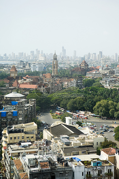 孟买城市街景图片