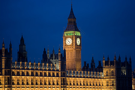 英国城市建筑伦敦议会大厦背景