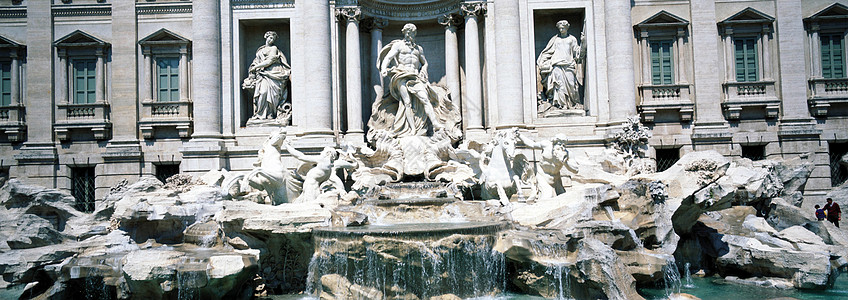 意大利罗马特雷维喷泉图片
