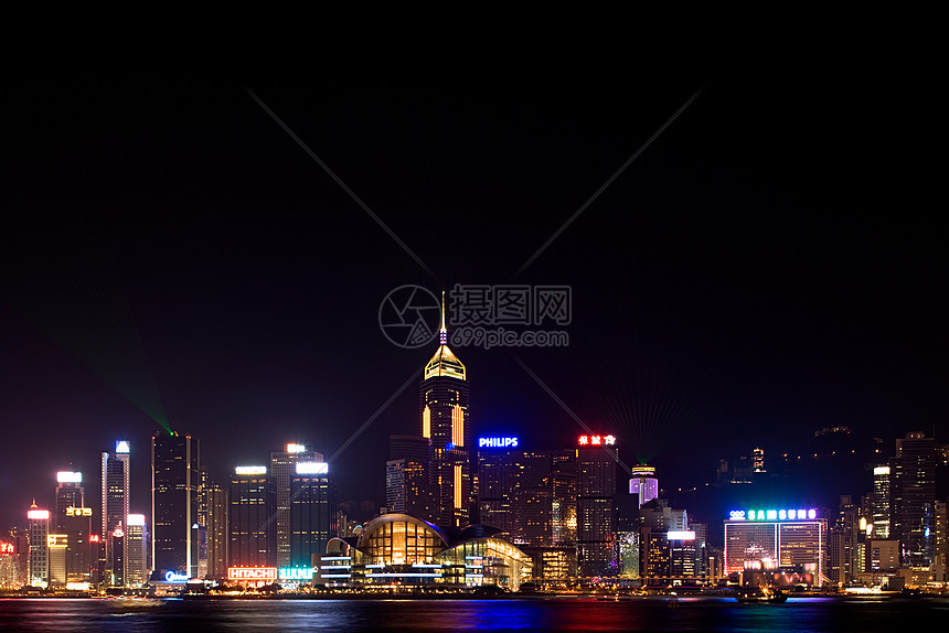 香港夜景图片