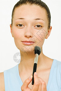 化妆的女人图片