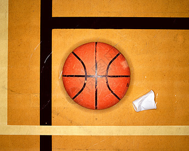 篮球场上图片