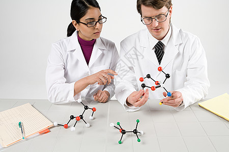 分子模型科学家图片