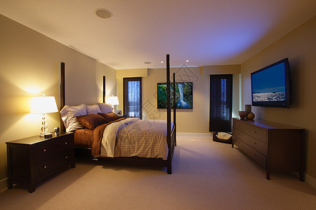 现代化的卧室图片