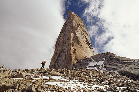 攀登者接近佩恩国家公园图片