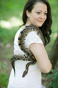 蛇和女人图片