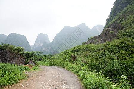 中国广西阳朔岩溶景观图片