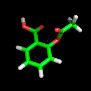 阿司匹林分子图片