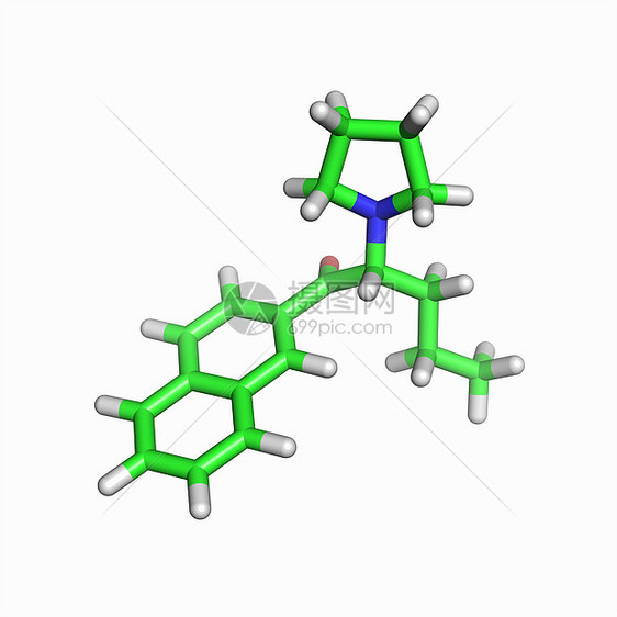 萘酚分子图片