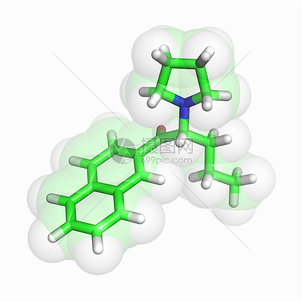 萘酚分子图片