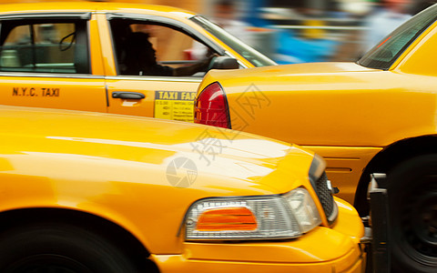 美国纽约市的出租车图片