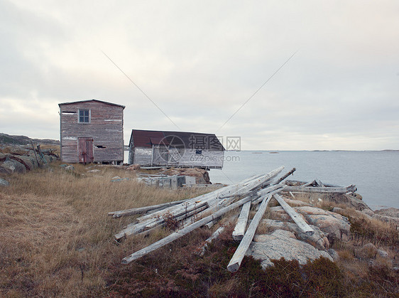 加拿大纽芬兰福戈岛海边小屋图片