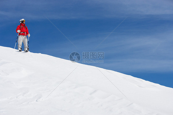 滑雪者图片