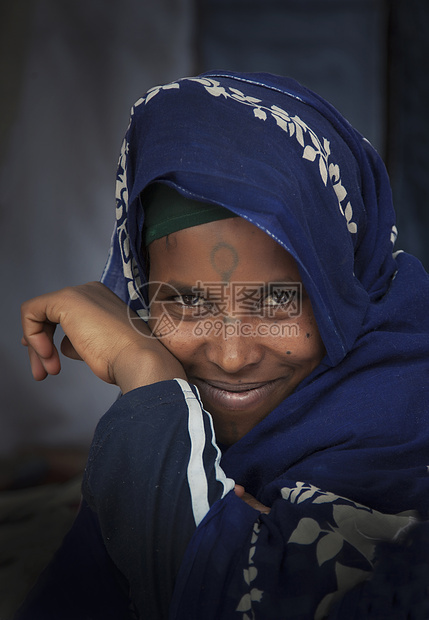 埃塞俄比亚女人的肖像图片