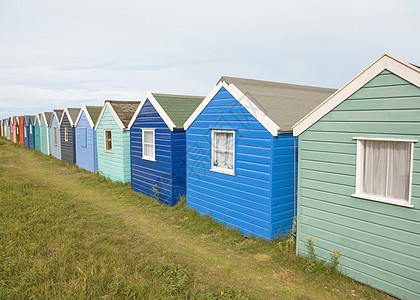 海滩小屋图片