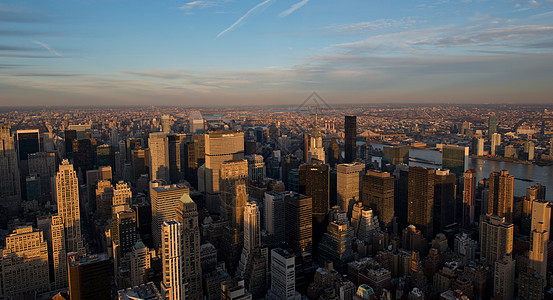 美国纽约曼哈顿帝国大厦背景图片