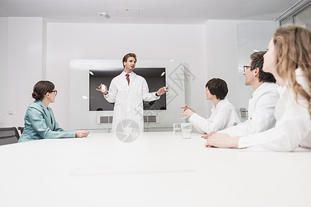 医学会议背景在开会的医生背景