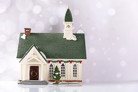 小房子标题装饰圣诞笑房子静物背景