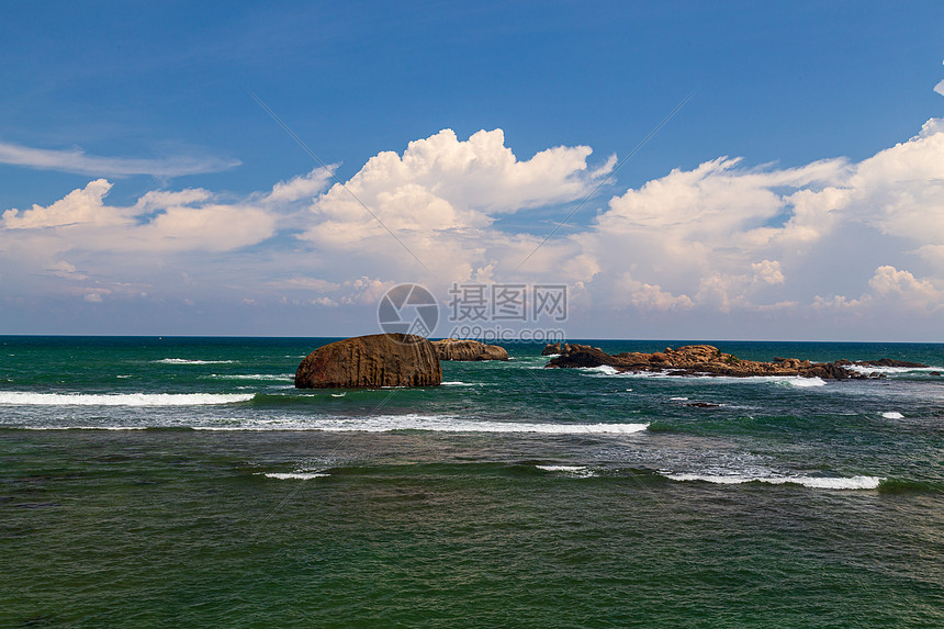 斯里兰卡海岸线风景图片