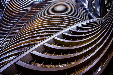 北京丽泽SOHO建筑科技线条背景图片