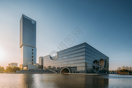 现代建筑设计上海保利大剧院背景