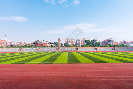 集美大学体育场背景