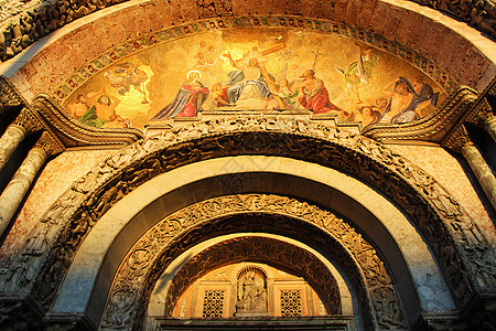 威尼斯圣马可大教堂壁画图片
