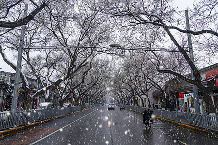 2020年北京第一场雪背景