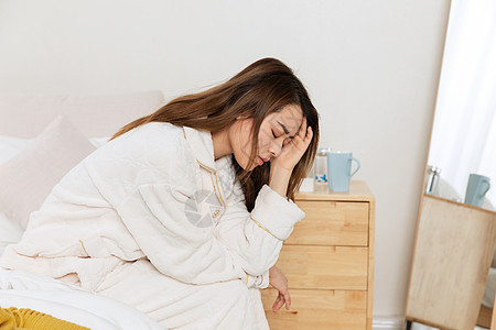 忧郁美女女性分手失恋悲伤情绪背景