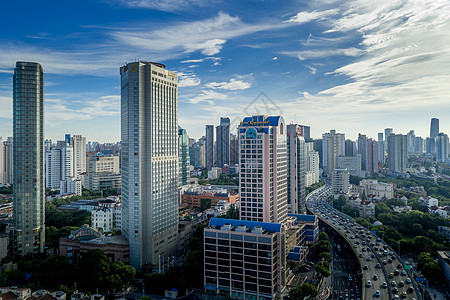 上海延安路高架背景图片