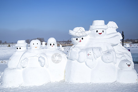 哈尔滨雪人谷高清图片